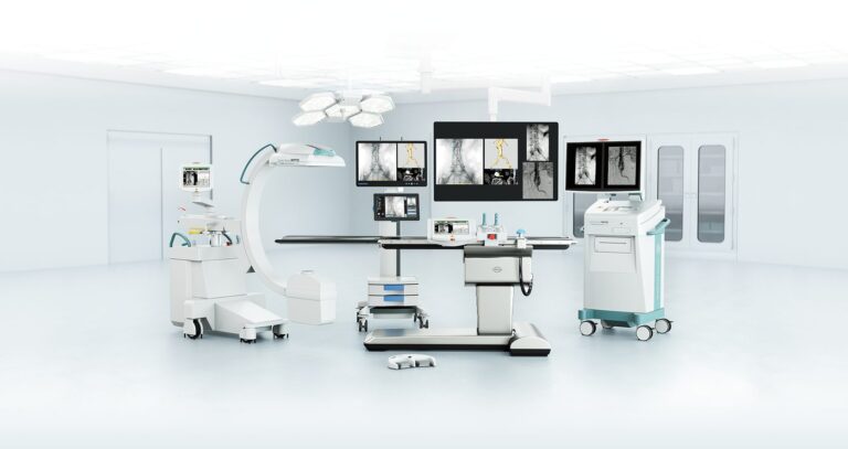 Ziehm Vision RFD Hybrid Edition Cardio en configuración de CathLab móvil